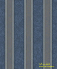 Load image into Gallery viewer, stripes wallpaper vna-004-001-9 (6 colourways) (belgium) mustard brown vna-004-008-8
