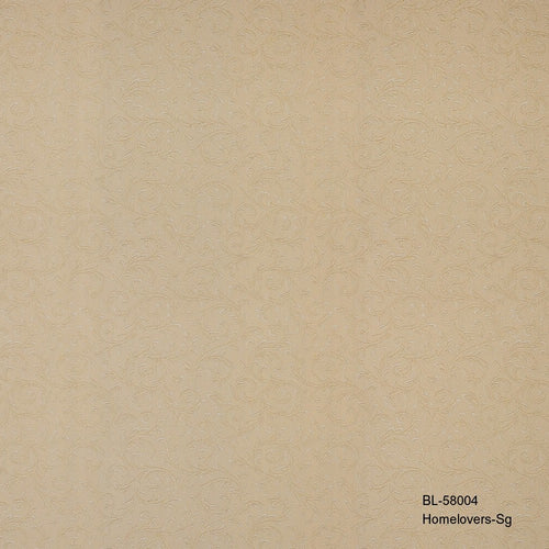 leaf & vine wallpaper bl-58001 (2 colourways) (belgium) bl-58004 dark cream