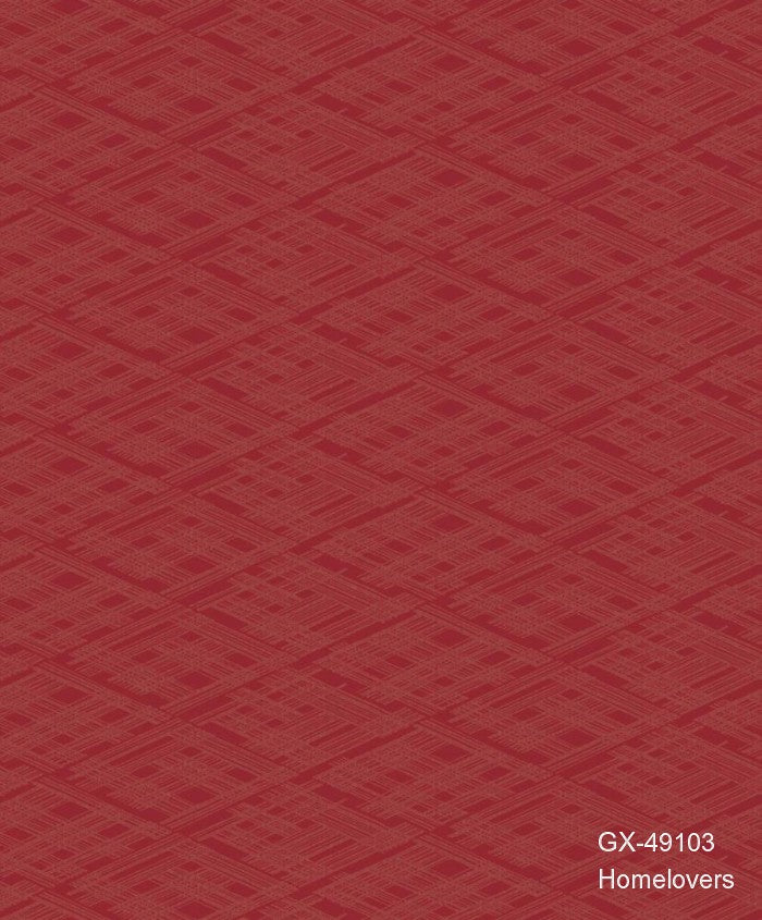 geometric design wallpaper gx-49109 (5 colourways) (belgium) red gx-49103