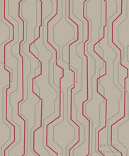 Load image into Gallery viewer, geometric design wallpaper-gx-49309 (4 colourways) (belgium) red gx-49311
