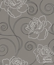 Load image into Gallery viewer, florals wallpaper gx-49506 (4 colourways) (belgium) black gx-49506
