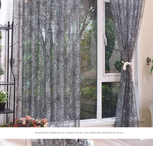 Load image into Gallery viewer, ready made curtains - home decor sheer curtains and tulle curtains for living room bedroom door kitchen curtains for window children voile drapes
