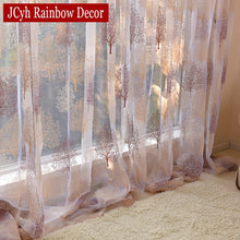 Load image into Gallery viewer, japanese style sheer tulle curtains for living room burnout curtains for children bedroom window kitchen curtains blinds drapes
