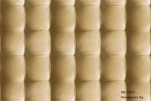 Load image into Gallery viewer, leather effect 3d cushion design wallpaper sk-73401 in 5 colour ways (belgium) sk-73401 toffee brown &amp; golden sand colour
