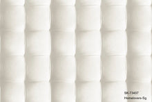 Load image into Gallery viewer, leather effect 3d cushion design wallpaper sk-73401 in 5 colour ways (belgium) sk-73407 light grey &amp; off-white
